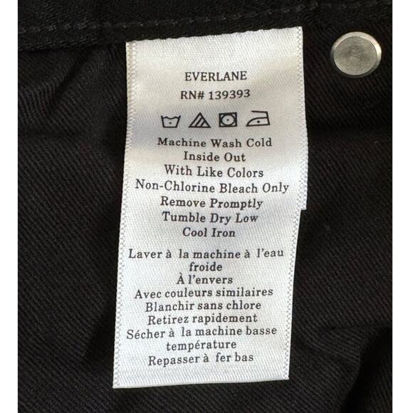 NWT Everlane Mens Slim 4-Way Stretch Organic Jean Black 32x30 - Picture 11 of 16